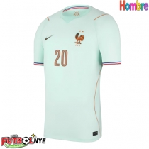 Camiseta Francia Desire Doue #20 Visitante Equipación Mundial 2026 manga corta